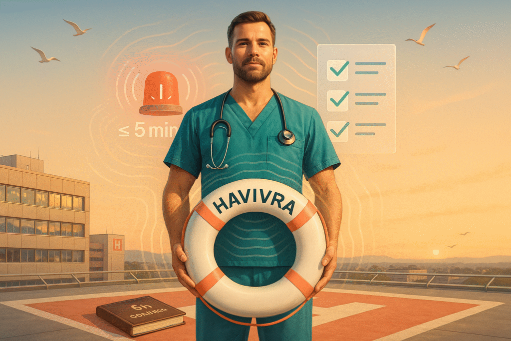 20250805 1938 sunrise on hospital helipad simple compose 01k1xmtza9fsgtc1tp715d5yab